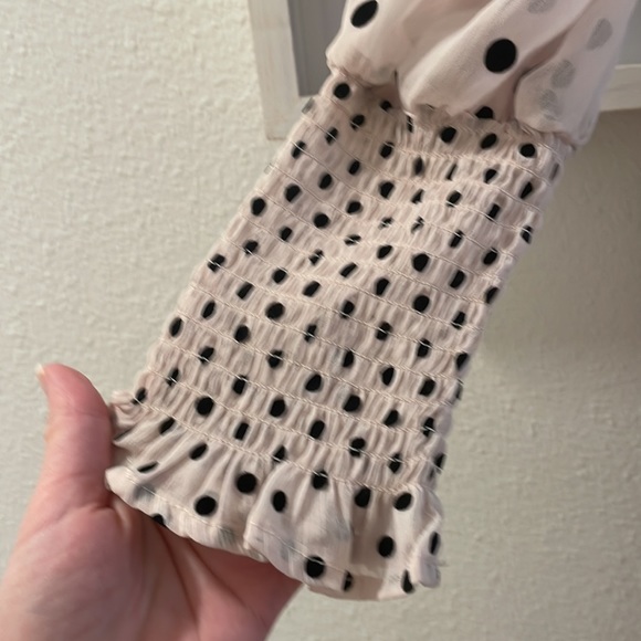 🪞🏞 sheer By the river poka dot dress🪞 - Picture 7 of 10